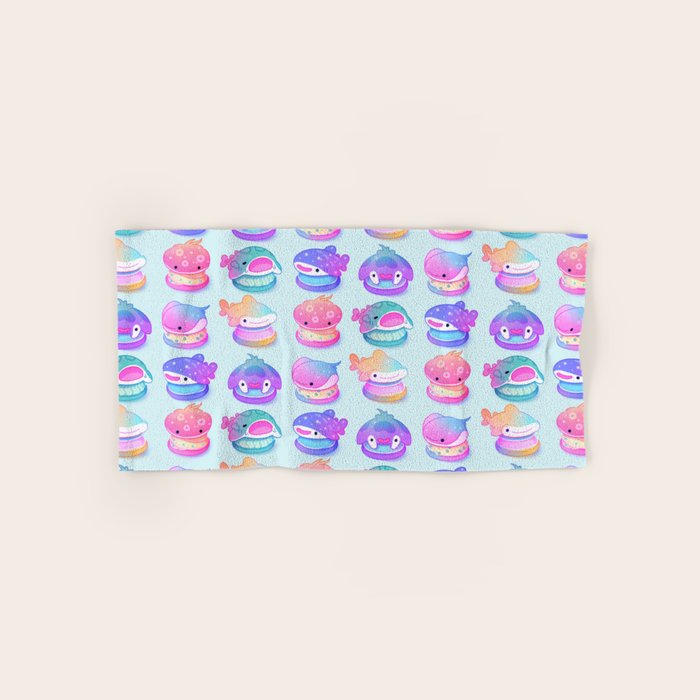 Sea macaron Bath Towel Gallery Image 1