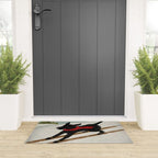 Black Dog Labrador Ski Mountain Welcome Mat Gallery Image 3