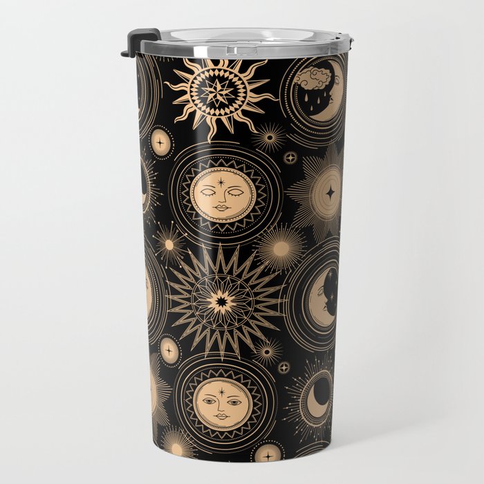 Vintage Sun & Moon Travel Mug Gallery Image 3