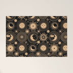 Vintage Sun & Moon Welcome Mat Gallery Image 1