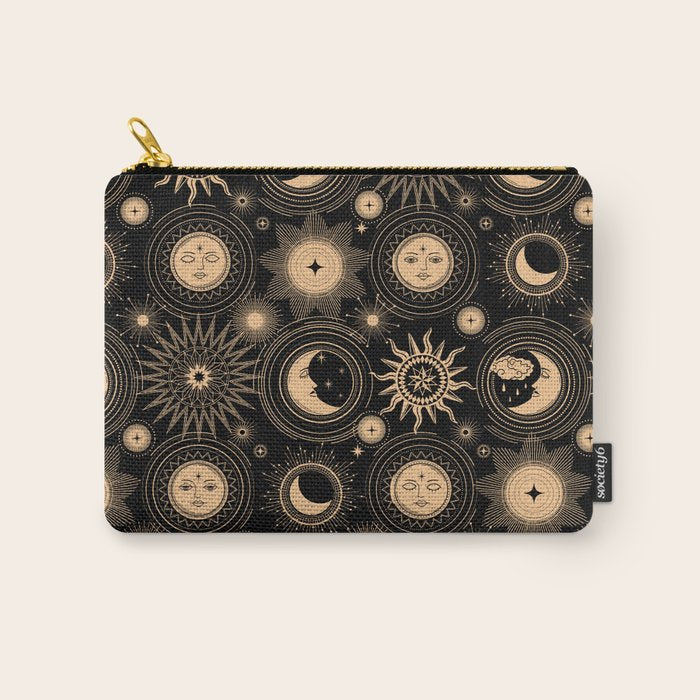 Vintage Sun & Moon Carry All Pouch Gallery Image 1