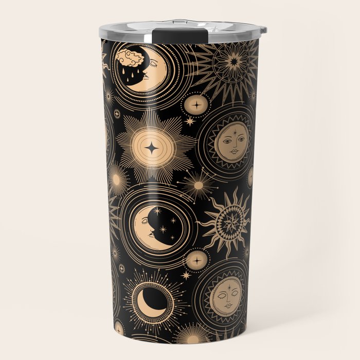 Vintage Sun & Moon Travel Mug Gallery Image 1