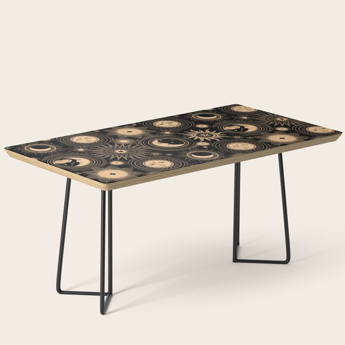 Vintage Sun & Moon Coffee Table Gallery Image 1