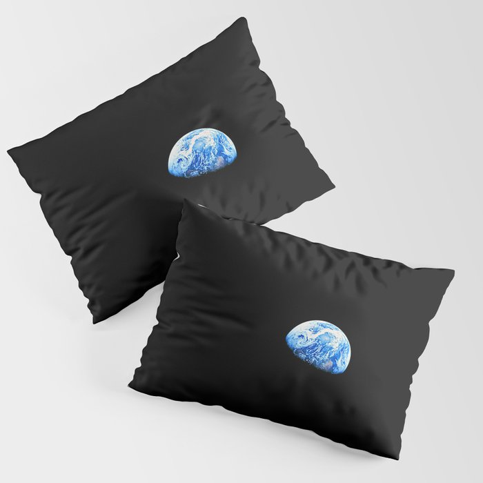 Earthrise - The Original Apollo 8 Color Photograph Pillow Sham Gallery Image 1
