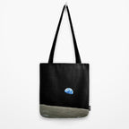 Earthrise - The Original Apollo 8 Color Photograph Tote Bag Gallery Image 2