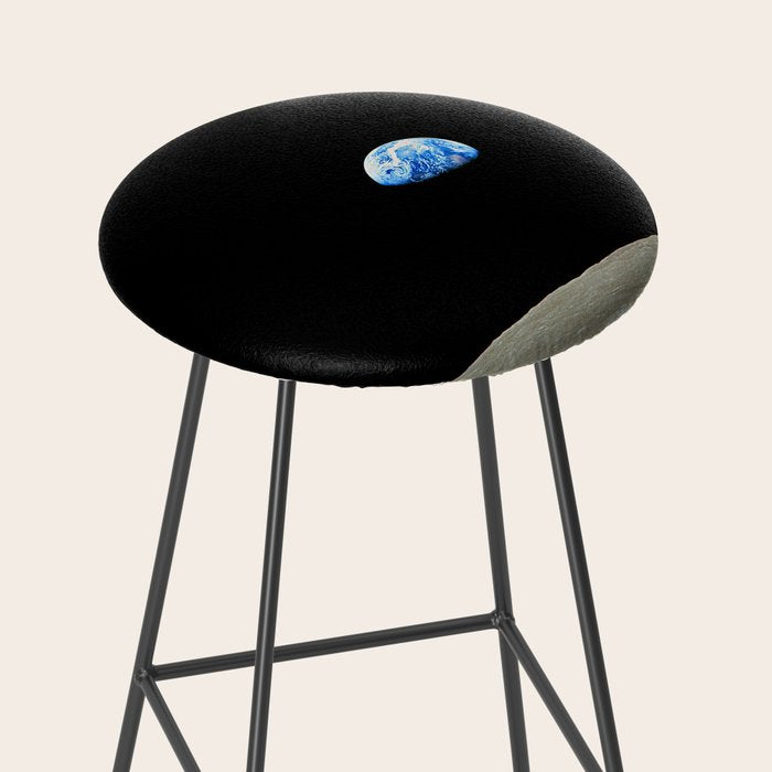 Earthrise - The Original Apollo 8 Color Photograph Stool Gallery Image 2