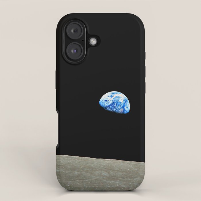 Earthrise - The Original Apollo 8 Color Photograph iPhone Case Gallery Image 1