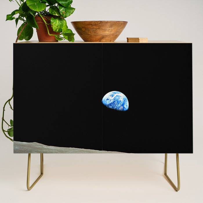Earthrise - The Original Apollo 8 Color Photograph Credenza Gallery Image 1