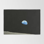 Earthrise - The Original Apollo 8 Color Photograph Rug Gallery Image 2