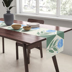 Pansy Diamond Floral Pattern Table Runner Gallery Image 2