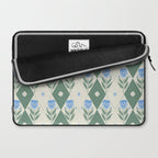 Pansy Diamond Floral Pattern Laptop Sleeve Gallery Image 2