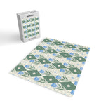 Pansy Diamond Floral Pattern Jigsaw Puzzle Gallery Image 2