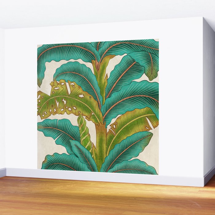PlantainTree A : Minhwa-Korean traditional/folk art Wall Mural Gallery Image 2