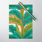 PlantainTree A : Minhwa-Korean traditional/folk art Wrapping Paper Gallery Image 1
