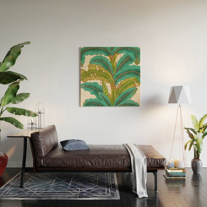 PlantainTree A : Minhwa-Korean traditional/folk art Wood Wall Art Gallery Image 2