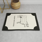 I Hear Tofu's Nice - Funny Vegan Kitchen Quotes Rug Gallery Image 1