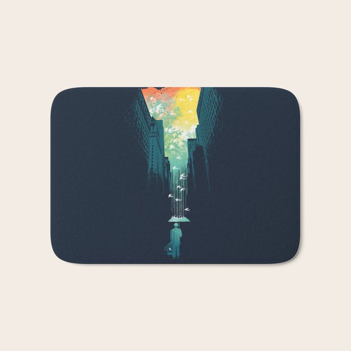 I Want My Blue Sky Bath Mat Gallery Image 1