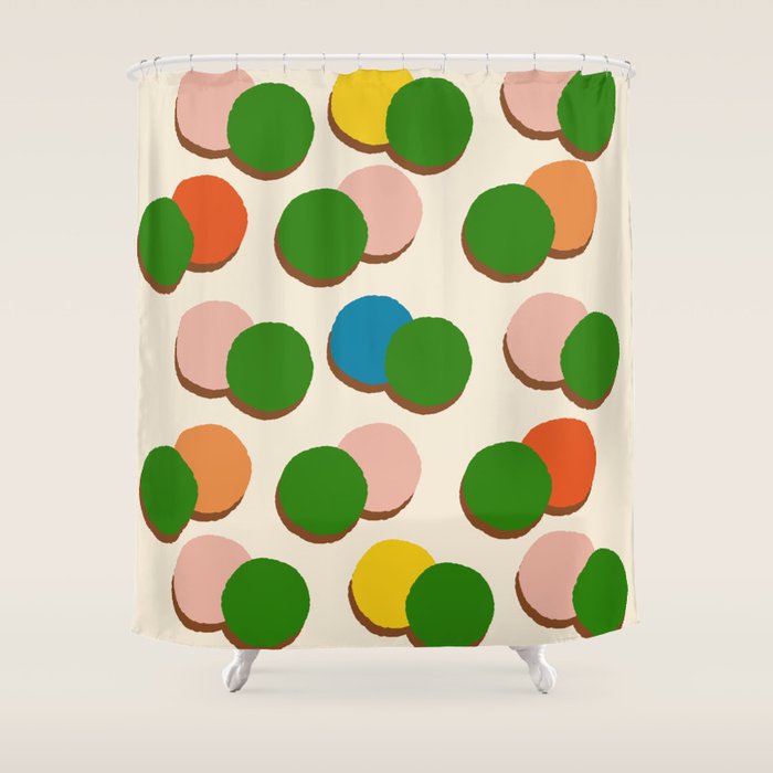 Dots Dots Dots Shower Curtain Gallery Image 1