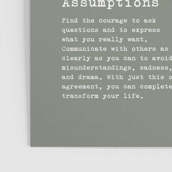 The Four Agreements Green Poster Gallery Image 3