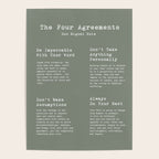 The Four Agreements Green Poster Gallery Image 4