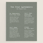 The Four Agreements Green Jigsaw Puzzle Gallery Image 1