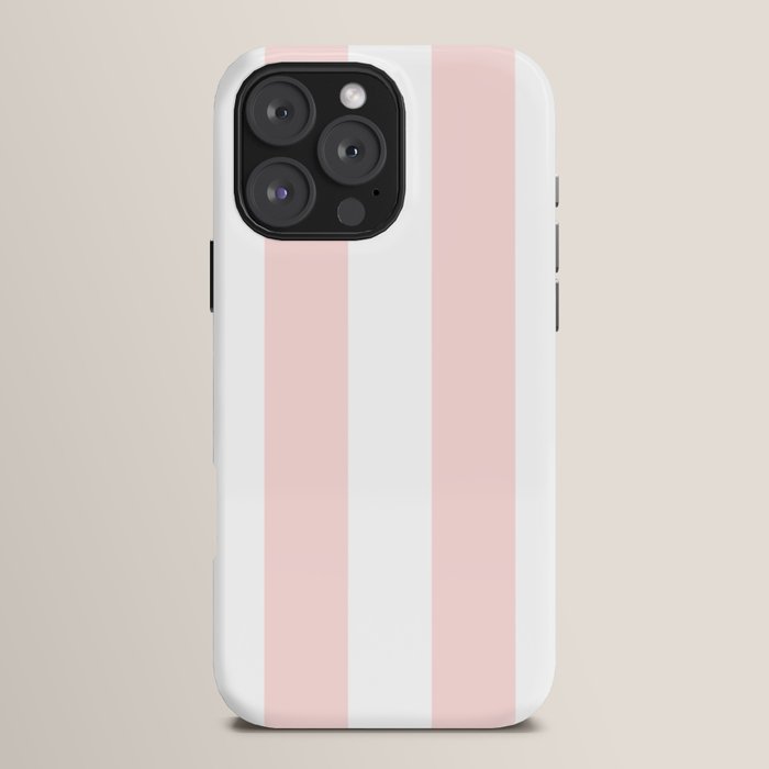Pink Bubblegum Pop and White Wide Cabana Stripes iPhone Case Gallery Image 16