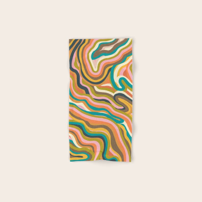 Rainbow Marble Towels Gallery Image 1