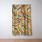Rainbow Marble Window Curtain Gallery Image 3