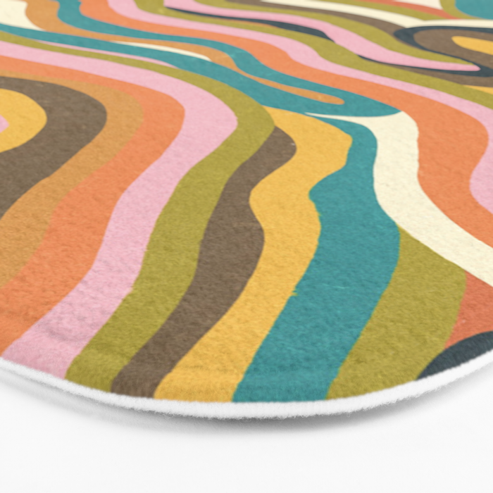 Rainbow Marble Bath Mat Gallery Image 3