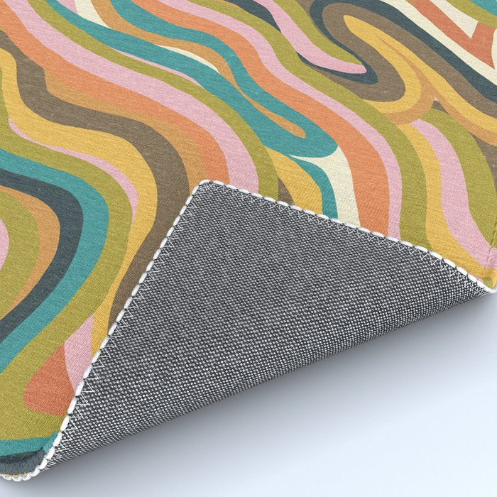 Rainbow Marble Rug Gallery Image 4