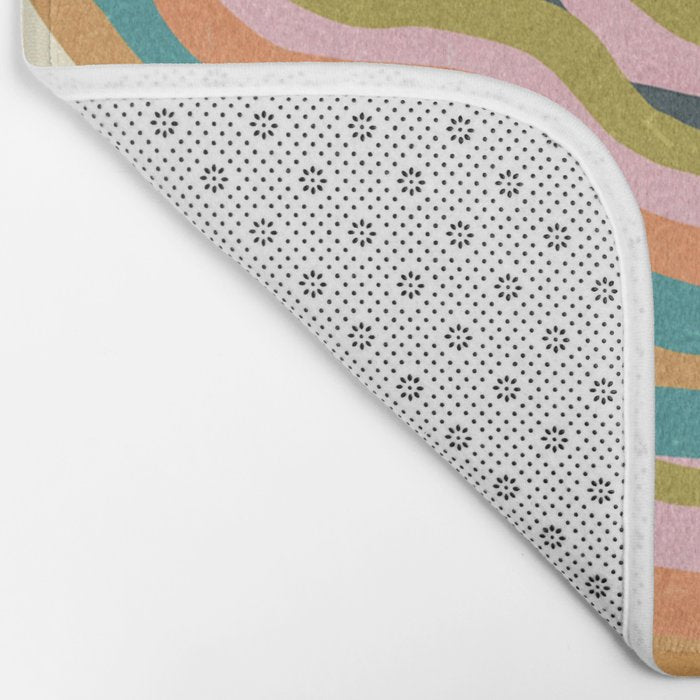 Rainbow Marble Bath Mat Gallery Image 2