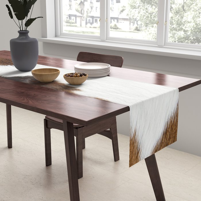 Cowhide Detail Table Runner Gallery Image 2