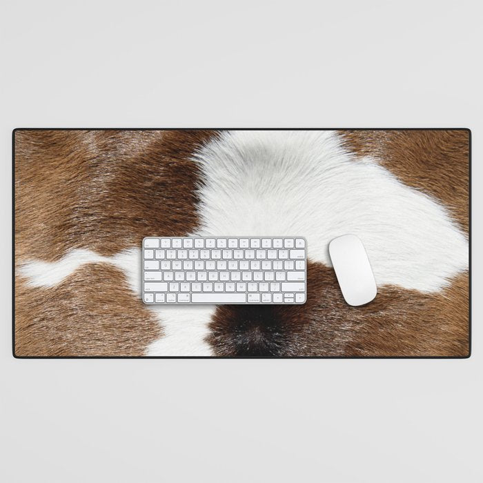 Cowhide Detail Desk Mat Gallery Image 1