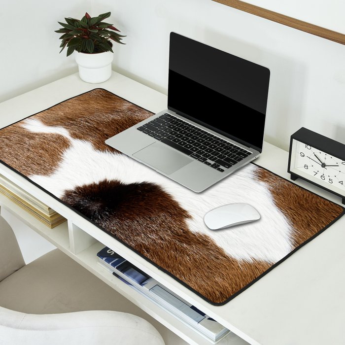 Cowhide Detail Desk Mat Gallery Image 2