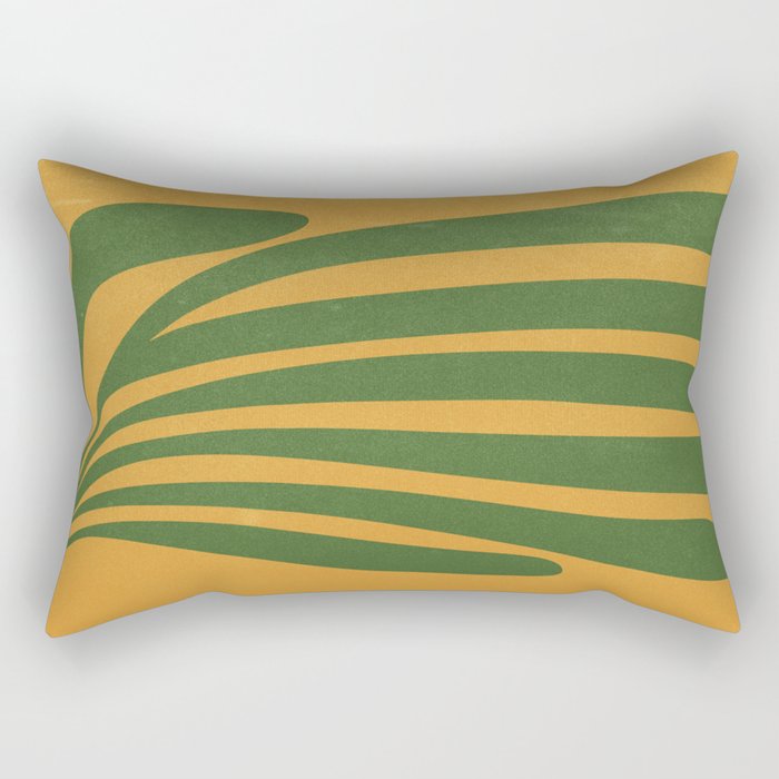Golden Sunset: Paper Cutouts Matisse Edition  Rectangular Pillow Gallery Image 2