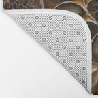 Earth treasures - Fossil in brown tones Bath Mat Gallery Image 2