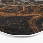 Earth treasures - Fossil in brown tones Bath Mat Gallery Image 3