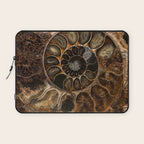 Earth treasures - Fossil in brown tones Laptop Sleeve Gallery Image 1