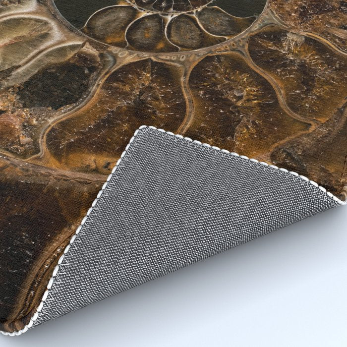 Earth treasures - Fossil in brown tones Rug Gallery Image 4