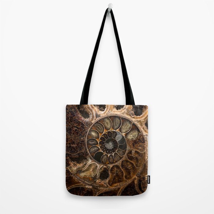 Earth treasures - Fossil in brown tones Tote Bag Gallery Image 2