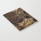 Earth treasures - Fossil in brown tones Notebook Gallery Image 3