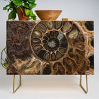 Earth treasures - Fossil in brown tones Credenza Gallery Image 1