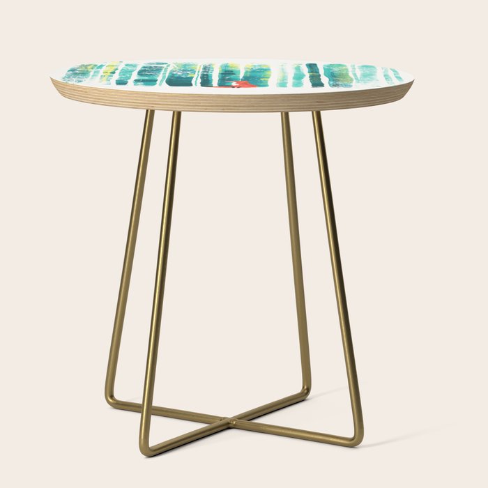 Fox in quiet forest Side Table Gallery Image 1