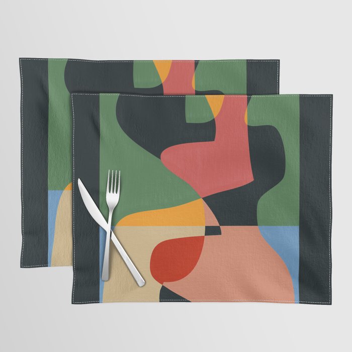 Geometric Abstraction 132 Placemat Gallery Image 1