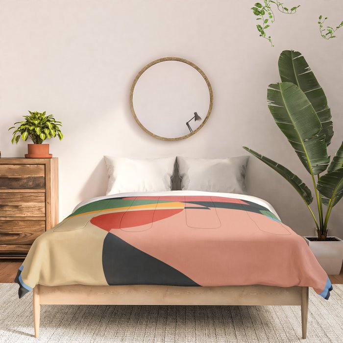 Geometric Abstraction 132 Comforter Gallery Image 3