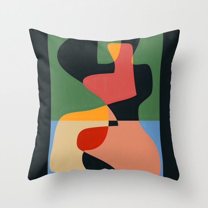 Geometric Abstraction 132 Throw Pillow Gallery Image 6