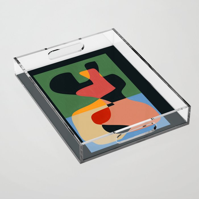 Geometric Abstraction 132 Acrylic Tray Gallery Image 1