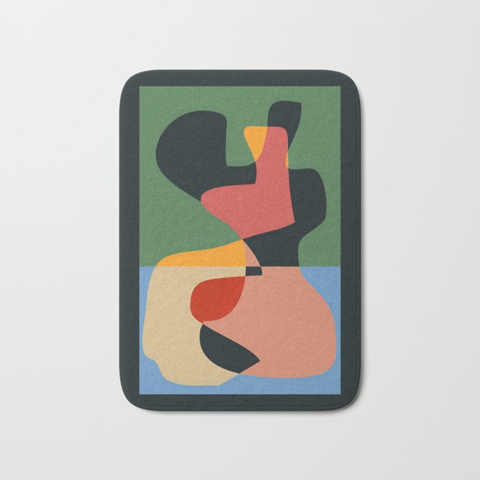 Geometric Abstraction 132 Bath Mat Gallery Image 1