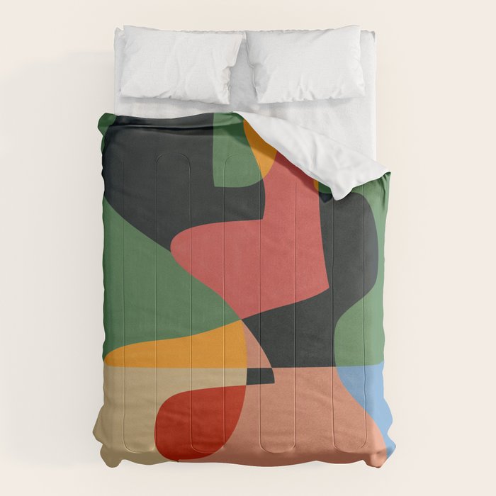 Geometric Abstraction 132 Comforter Gallery Image 6
