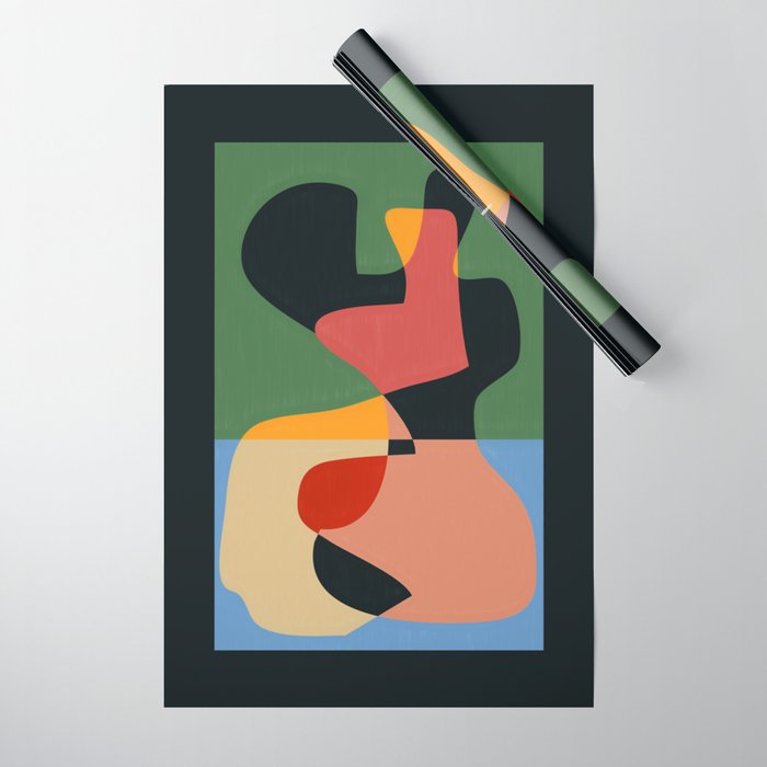 Geometric Abstraction 132 Wrapping Paper Gallery Image 1
